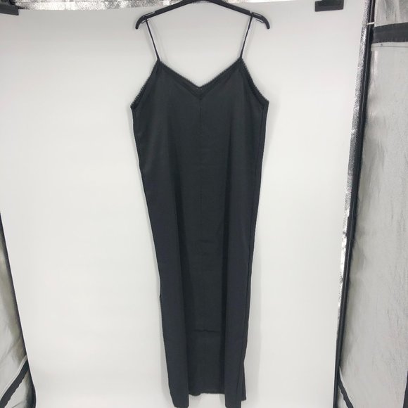 Diane Von Furstenburg long black nightgown Medium - Picture 4 of 6